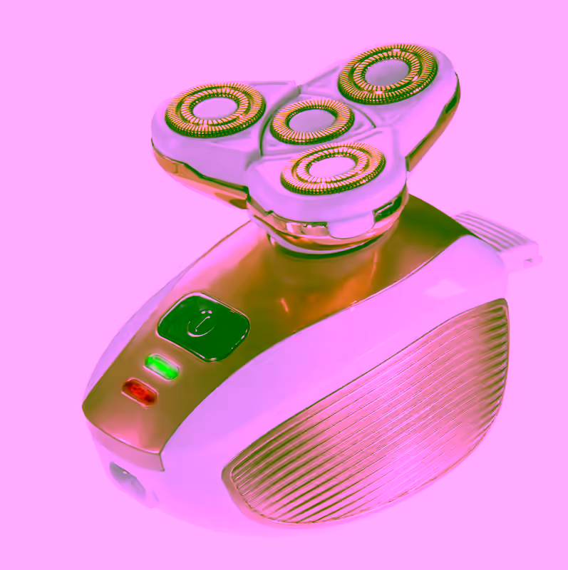 Quad Flexible Electric Instant Painless Hair Remover Shaver - Portable Precision Razer For Legs, Arms, Body Epilator Hair Remover - USB Rechargeable + Edge Trimmer