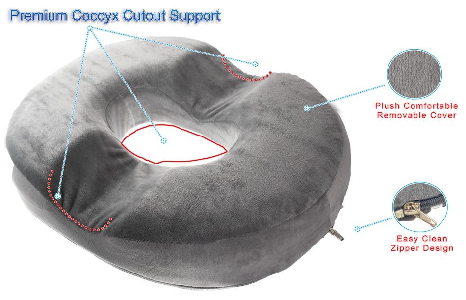 tailbone injury donut cushion