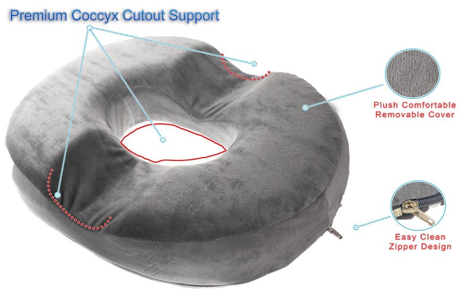 donut seat cushion for tailbone pain