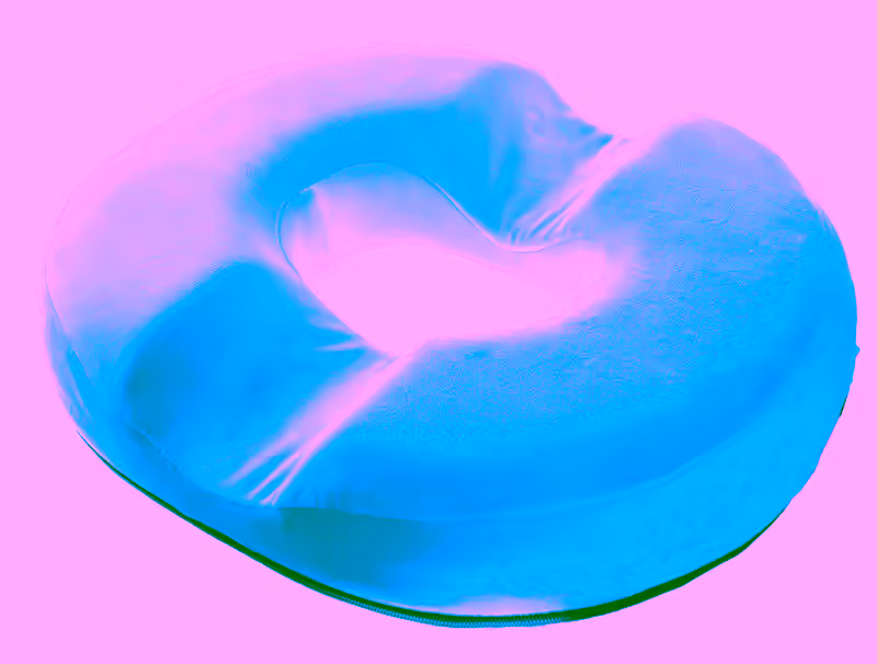 Orthopedic Donut Seat Cushion Memory Foam Cushion – Tailbone & Coccyx Memory Foam Pillow  - Pain Relief for Hemorrhoids, Prostate, Pregnancy, Post Natal Sciatica Coccyx, Surgery & Relieves Tailbone Pressure