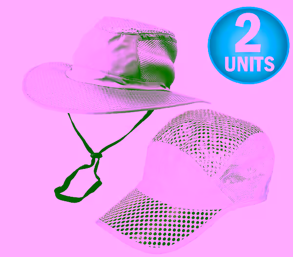 2 Polar Hydro Evaporative Cooling Hat With UV Reflective Protection Bucket Cap - Unisex