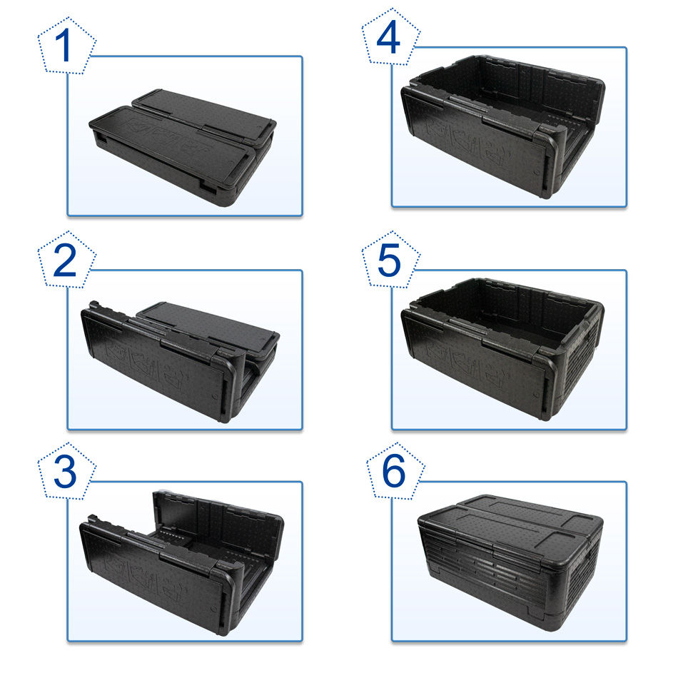 Cooling Chilling Collapsible Cooler Chest Box Insulate