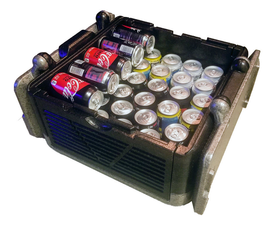 Cooling Chilling Collapsible Cooler Chest Box Insulated, Foldable