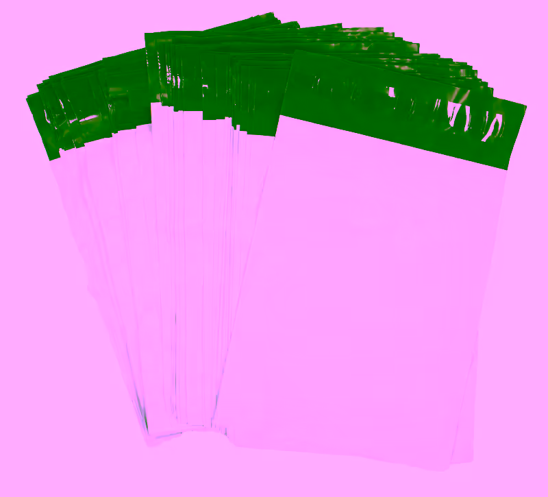 6 x 9 White Poly Mailer Envelopes Shipping Bags with Self Adhesive, Waterproof and Tear-Proof Postal Bags - 100pc