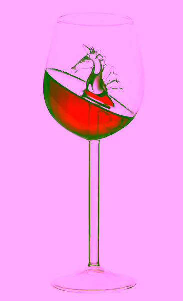 Seahorse Wine Glass - Italian Red Wine Glass with 3D Sea Horse Inside - Creative Goblet Crystal Clear Glass High-end Glass Flute Perfect for Homes/Bars/Party