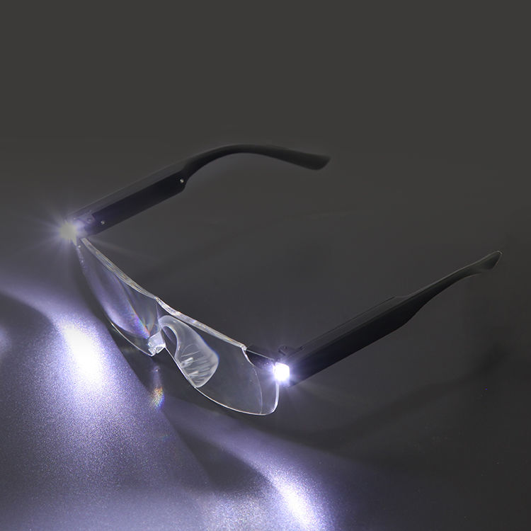 LED Lighted 1.6X Magnifying Glasses Sight Enhancing Bright Eyewear