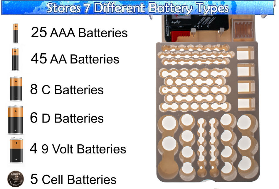 battery box organizer battery organizer target qvc battery holder battery case with tester