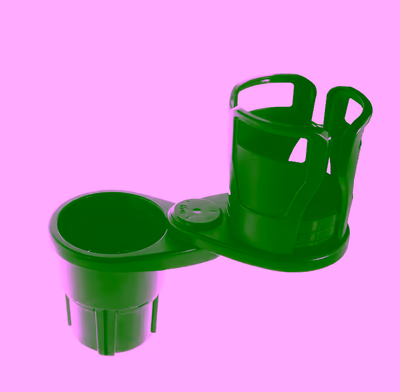 Car Cup Adjustable Multifunctional Holder Adapter - 2 in 1 Auto Expander 360 Degree Rotating and Retractable Car Cup/Bottles Mount Extender
