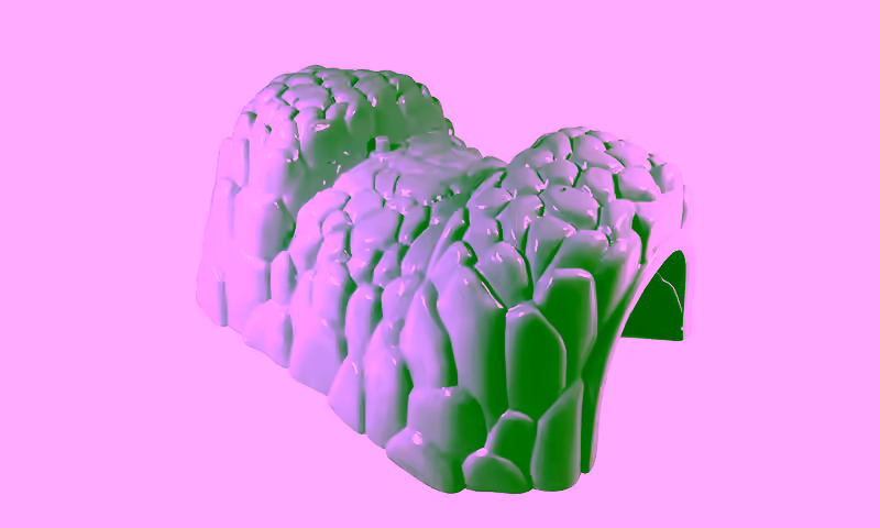 Magic Twisting Light Up Glow Tracks - 1pc Tunnel