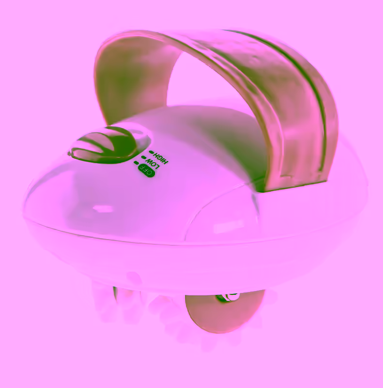 Handheld Anti Cellulite Personal Body Massager - Portable Electric 3D Roller Rotating Kneading Slimming Tool - 2 Variable Speeds - Toning Legs, Butt, Thighs, Tired Heavy Legs, Body Slimming Massage, Body Scrub, Exfoliation