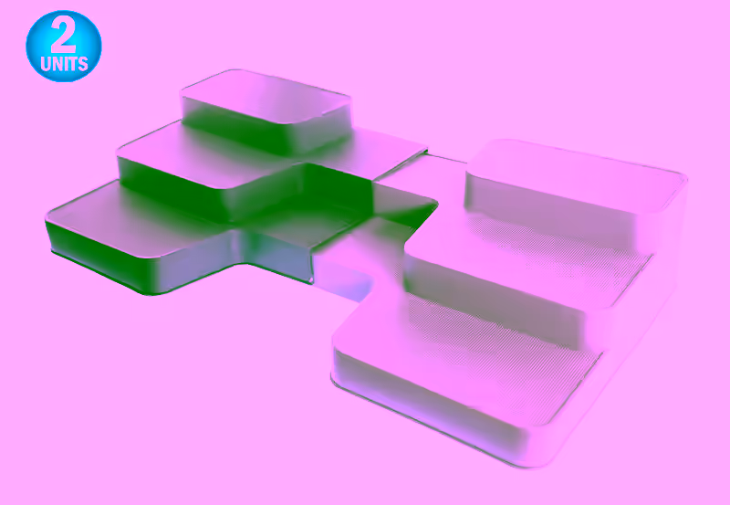 2 Non Slip 3 Tier Expandable Spice Rack Step Shelf Organizer - Shelf Extends 16.5" to 24.5" For Kitchen, Refrigerator, Pantry, Cabinet, Cupboards, Countertops & More