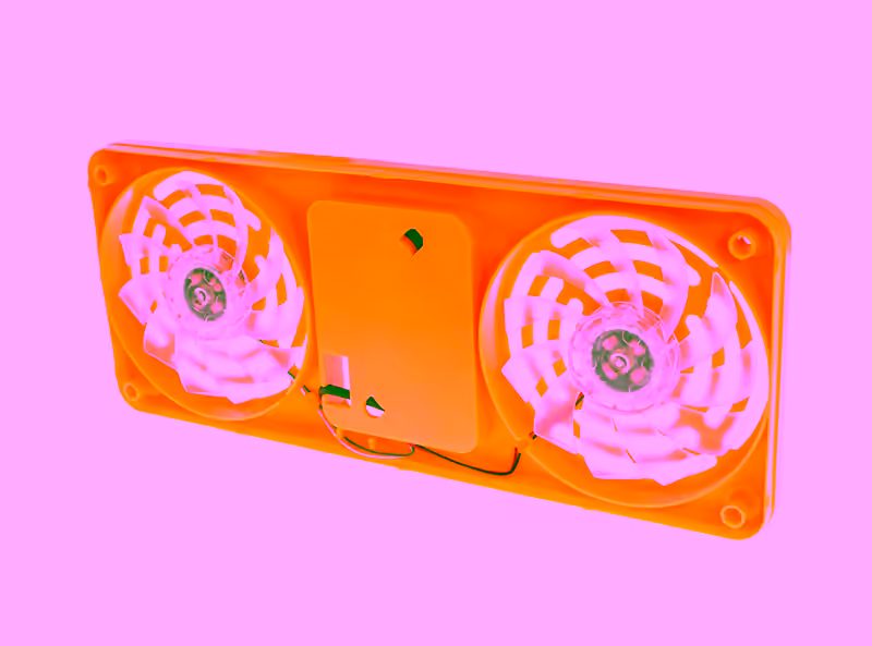 USB Fan For Bamboo Laptop Portable Table Tray Desk - Cools Your Laptop, Tablet & Device