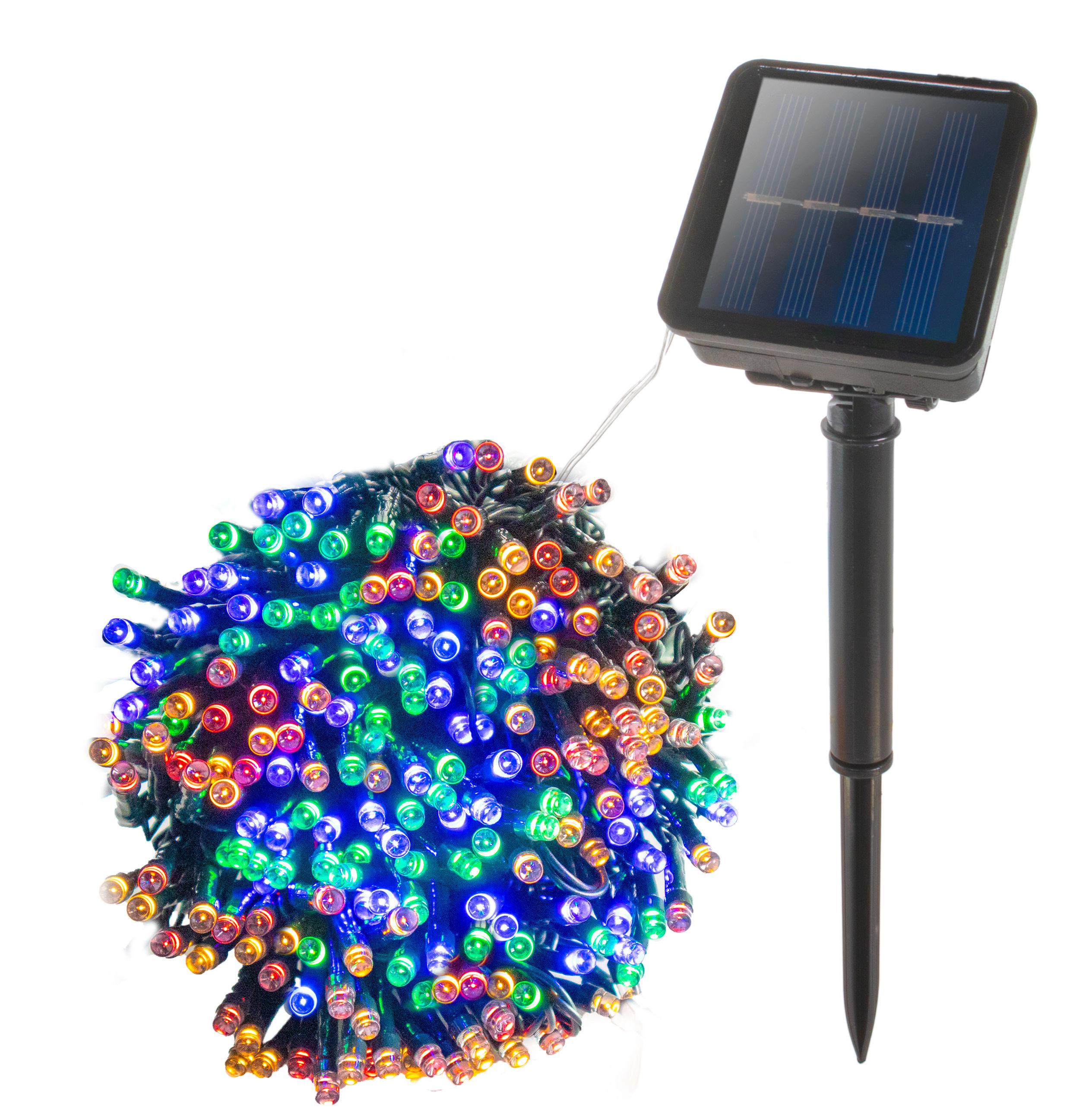 Solar Christmas String Multicolor RGB Lights Outdoor - 72ft 200 LED 8 Modes Outdoor Fairy String Lights, Waterproof Solar Powered Lights for Garden, Patio, Fence, Holiday, Party, Balcony Decorations (Multi Color)