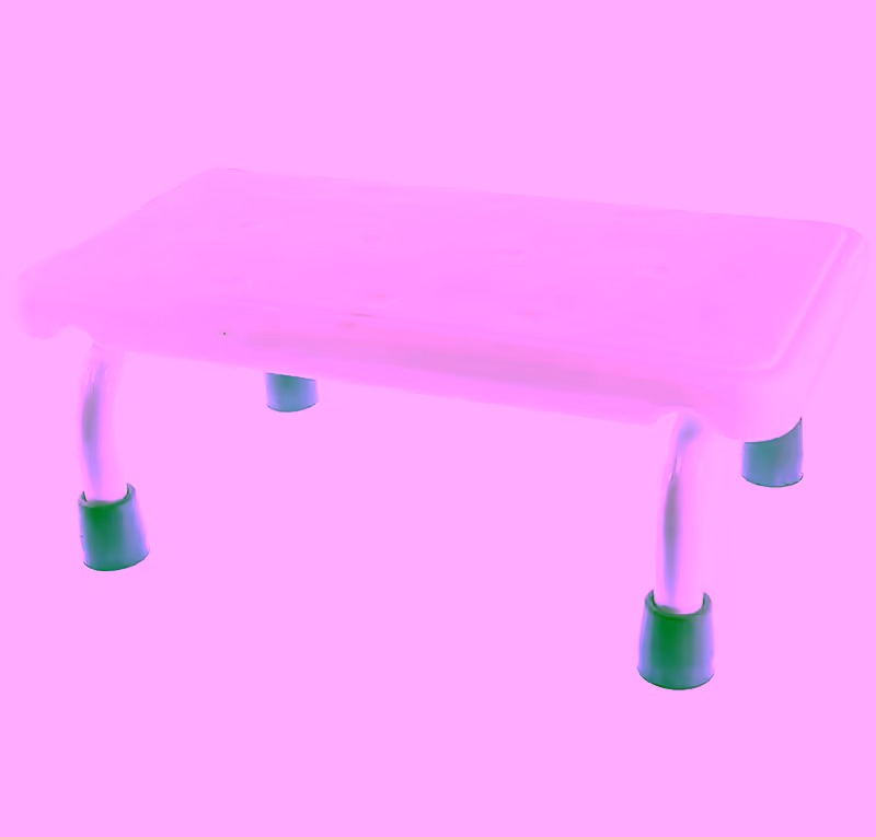 Medical Stepping Foot Stool w/ Non Slip Grip & Drainage Holes - Supports 450lbs For Bathtub, Shower, Kitchen, Bedroom