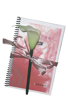 Journal with Calla Lily Pen