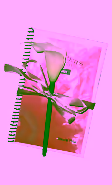 Journal with Calla Lily Pen