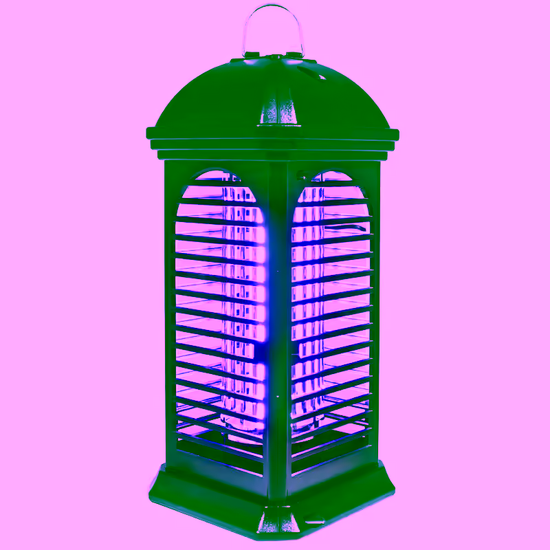 Bug Zapper Pest Repeller & Mosquito Fly Trap Killer - Outdoor & Indoor Electric Mosquito Fly Killer with UV Ultraviolet Insect Repellent Light Control Gnats, Fruit Flies & More - Dusk-to-Dawn Sensor, Easy Clean. Perfect for Garden, Patio, Home Ev