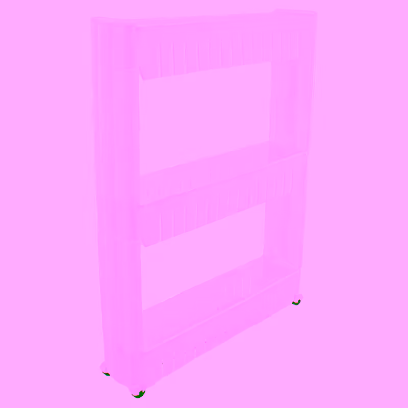 Slim Rolling Storage Cart for Bathroom and Laundry Room Organization - Narrow Space-Saving Mobile Shelving Utility Cart - Versatile 3-Tier Design - Sturdy Organizer for Kitchen, Garage, and Office - White