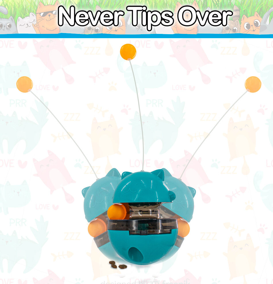 Cat toy with adjustable treat holes