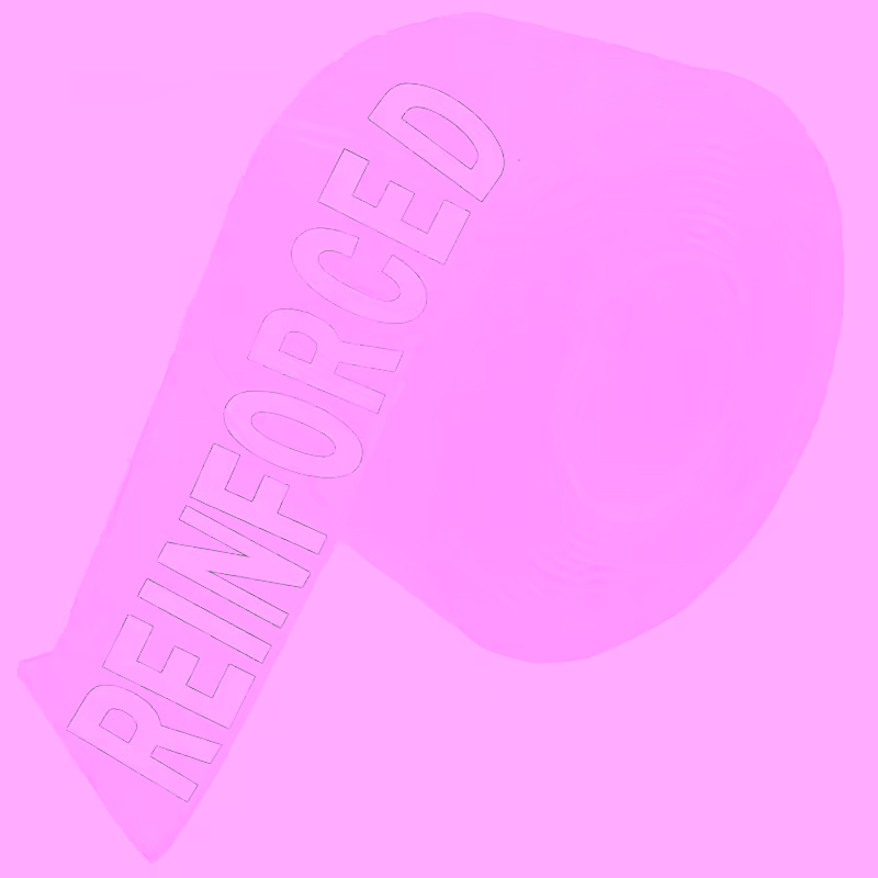 Double Sided Nano Gel Tape - Mesh Reinforced Extra Thick 0.08"  9.8' Gel, Washable Reusable Peel and Stick Mounting Tape, Clear/White Finish & Heavy Duty Hold, 1 Roll for Glass, Tile & Picture Frames