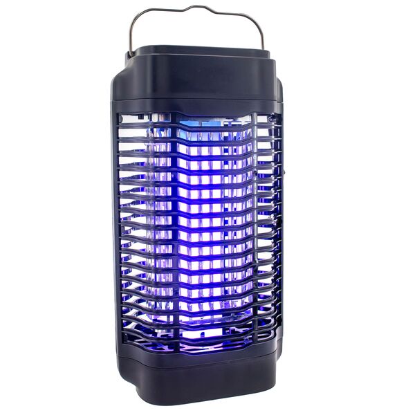 Electric Bug Zapper for Flies and Mosquitoes – UV Light High-Voltage Grid, Removable Tray for Mess-Free Cleaning, Hanging Hook for Outdoor Patios