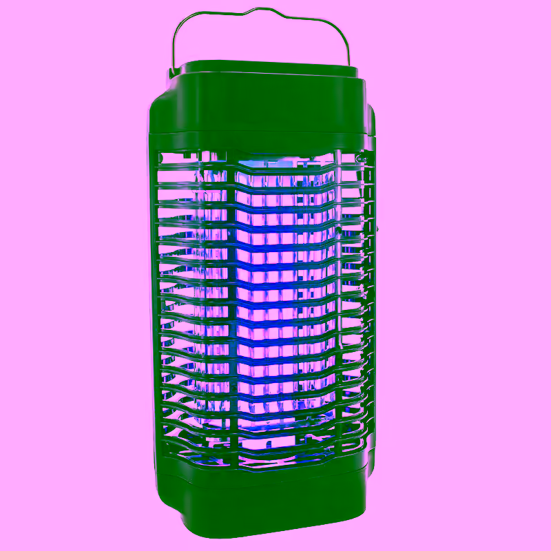 Electric Bug Zapper for Flies and Mosquitoes – UV Light High-Voltage Grid, Removable Tray for Mess-Free Cleaning, Hanging Hook for Outdoor Patios