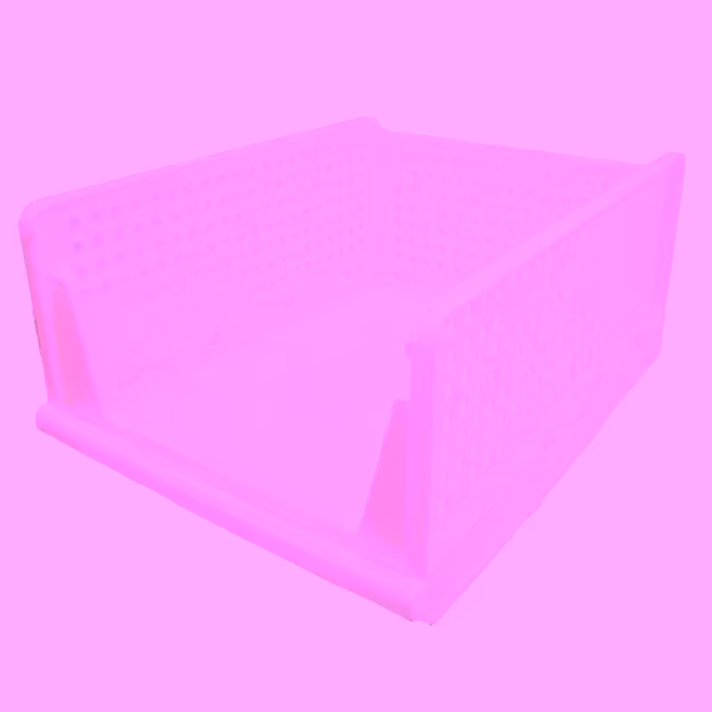 Stackable Closet Storage Shelf – Slidable & Ventilated Carts for Easy Access w/ Durable White Plastic - Space Saving for Closet Organization of Clothes Shoes and Towels