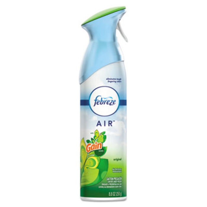 Febreze Air Freshener with Gain Original Scent - Odor Eliminating Spray 8.8 Oz, Fights Tough Stinks, Natural Propellant, Freshens Every Room