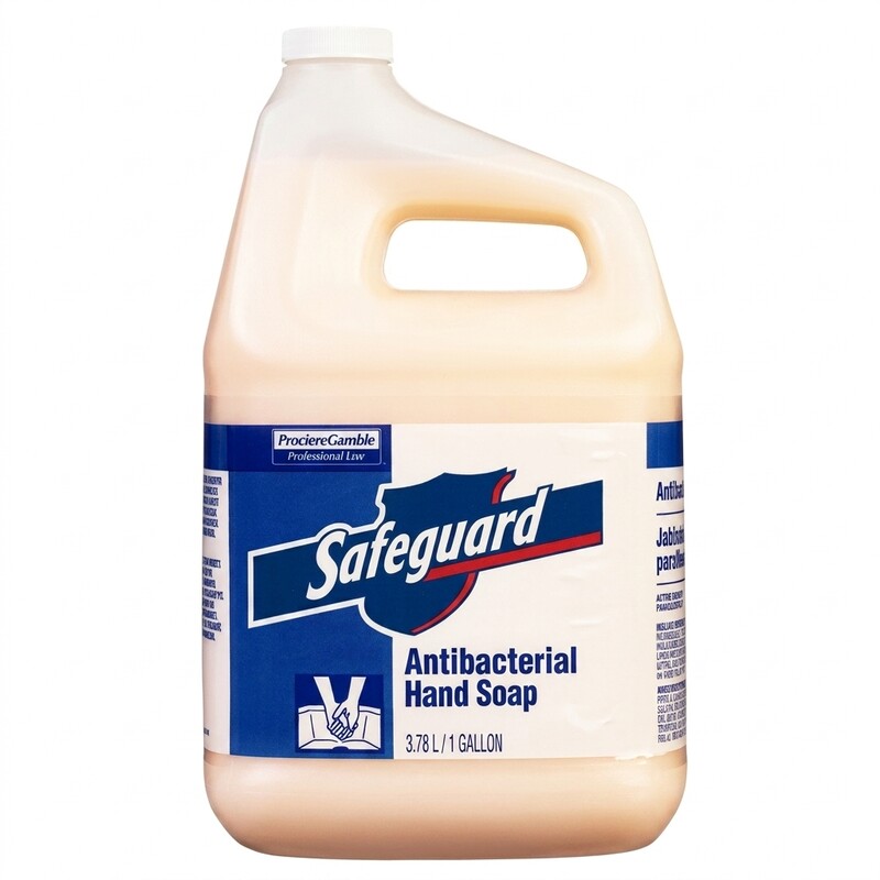 Safeguard Professional Antibacterial Liquid Hand Soap, Light Scent, 1 Gallon Bottle, 2/Carton - Moisturizing Professional Formula for Commercial Facilities