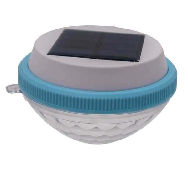 Solar Floating Pool Light RGB Color Changing IP68 Waterproof with Diamond-Cut Lens Disco Ball Effect Solar Powered Floats or Submerges for Pools Ponds Hot Tubs