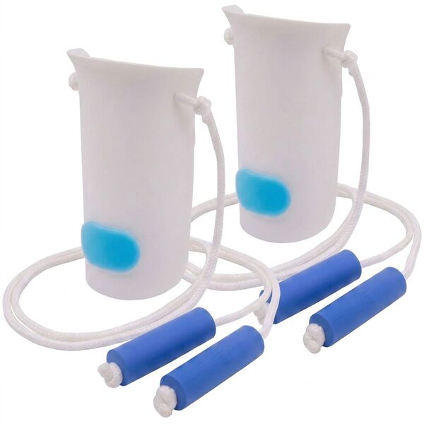 Sock Aid Device for Seniors - 2 Pack -  No Bend Sock Helper with 33 Inch Cords, Flexible Plastic Shell, Non-Slip Foam Pad, EVA Foam Handles for Pregnancy Back Pain