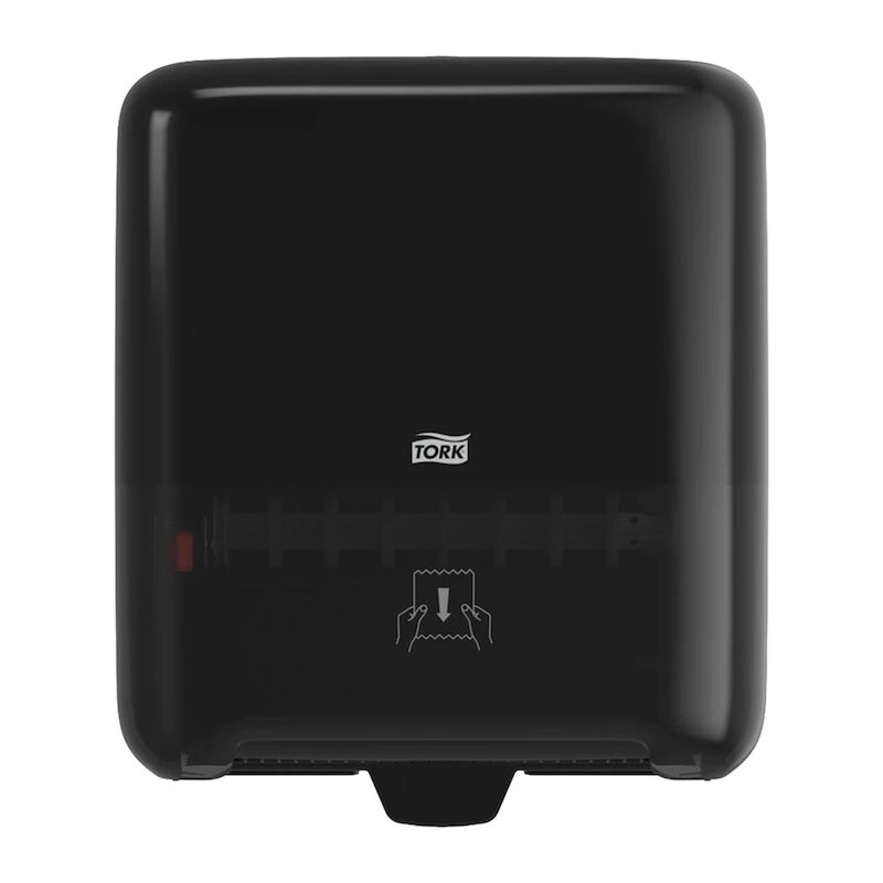 TORK Matic H Elevation Paper Towel Dispenser, Wall-Mounted Hand Towel Dispenser in Black
