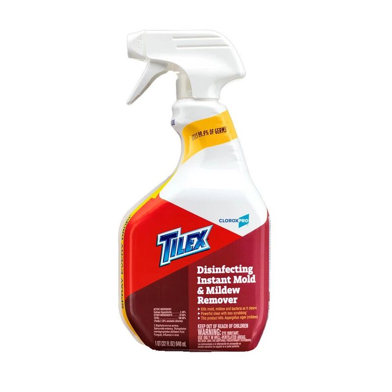 TILEX Disinfecting Instant Mold and Mildew Remover - 32 FL OZ (1 QT) Trigger Spray