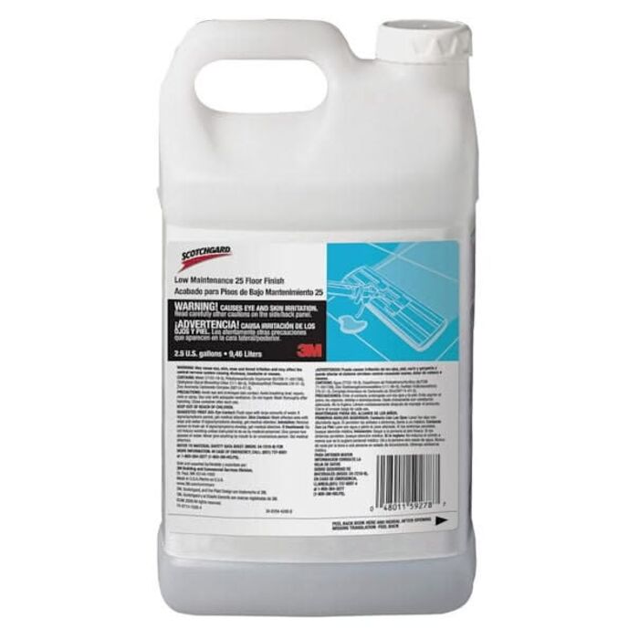 Scotchgard Low Maintenance Floor Finish by 3M - 2.8 US Gallon Jug for Tile & Vinyl Floors