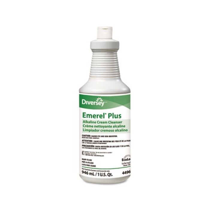 Diversey Emerel Plus Restroom Cleaner Cream - Professional Alkaline Cleanser (946 mL)