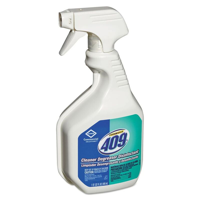Alcohol-Based 409 Commercial Solutions Disinfectant Cleaner Spray, 6 Pack - 32 fl oz Bottles