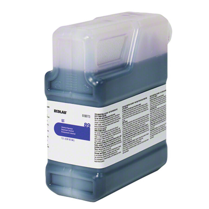 ECOLAB QC89 Industrial Degreaser for Food Processing Tanks, HVAC Coils, and Machinery