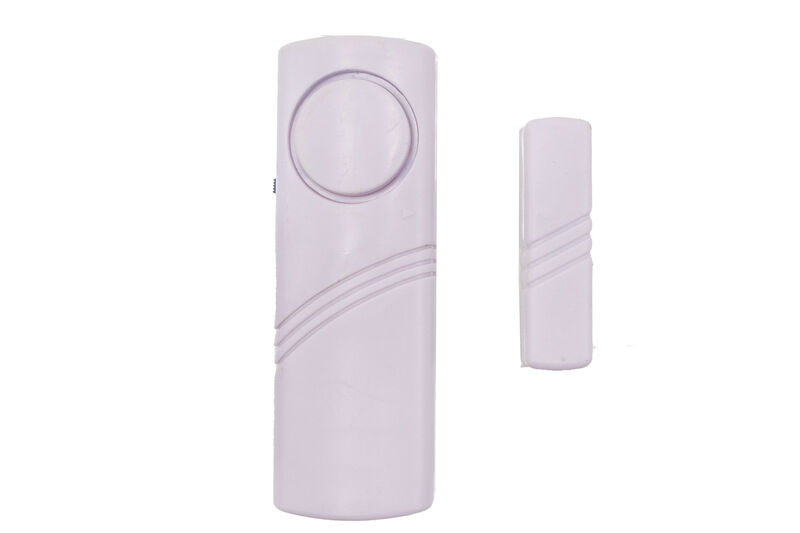 2 Pack Door Window Alarm, Magnetic Wireless, Adhesive Mount, 90 dB, ON/OFF Switch
