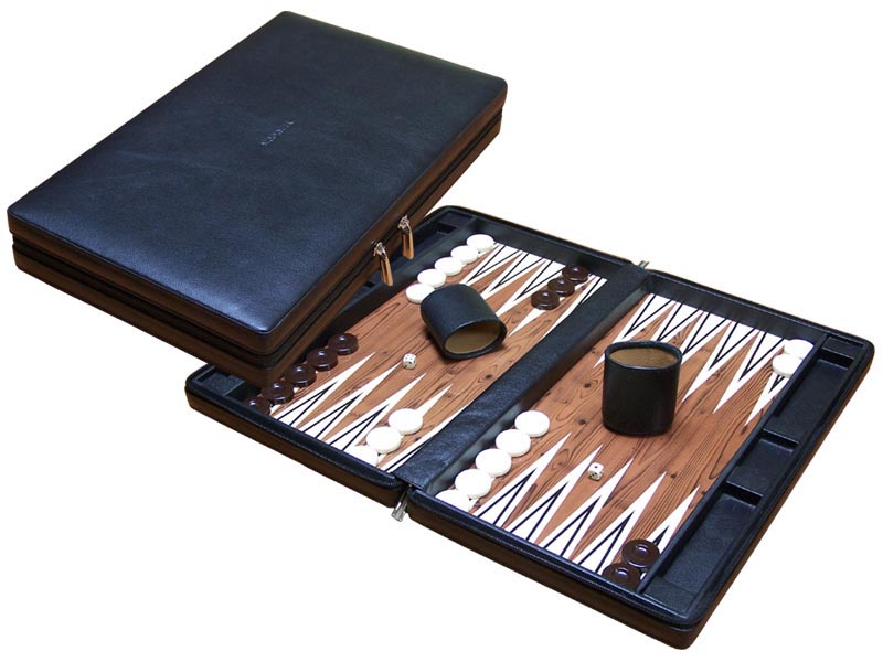 Folding: Solid Wood Leather Case Set