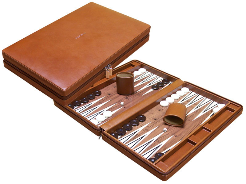 Folding: Solid Wood Leather Case Set