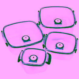 8pc Vacuum Container Set Deluxe