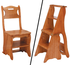 Kitchen Step Stool Chair 