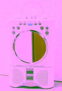 AM/FM CD Shower Radio W/Mirror