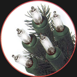 50 Light Clear Color - Green Wire