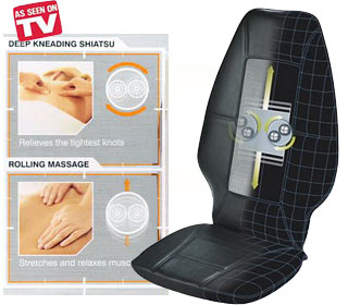 Shiatsu Roller Massaging Cushion - Therapist 200 Deluxe