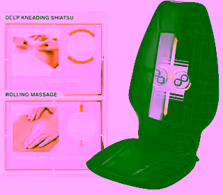 Shiatsu Roller Massaging Cushion - Therapist 200 Deluxe