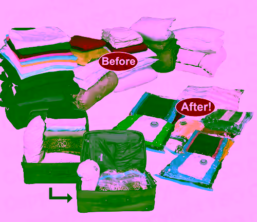 Space Saving Bags - 8pc Deluxe Set