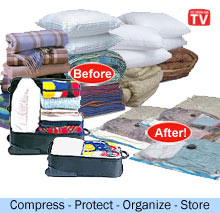 1 Jumbo Space Saving Vacuum Bags Set