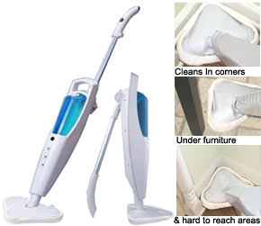 Steam Floor Mop Professional - Deluxe Set