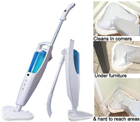 Steam Floor Mop Professional - Deluxe Set